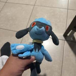 Pokémon Riolu Plush Stuffed Animal, Blue Collectible Toy